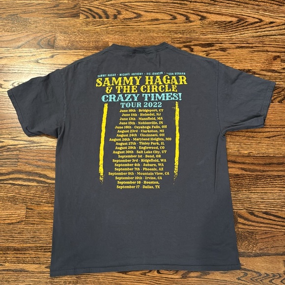 Sammy Hagar Concert T-Shirt size LRG - Picture 2 of 7